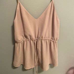 Babaton blouse in blush, size XS